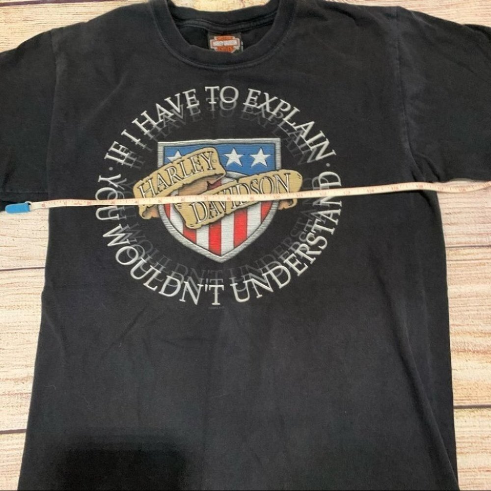 Harley Davidson Graphic Tee Size Small - Picture 7 of 8